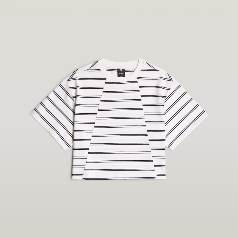 A-Line Stripe Boxy T-Shirt