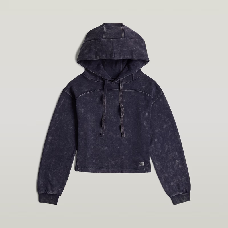 Overdyed Loose Hooded Sweater