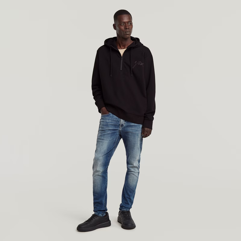 Script Half Zip Hoodie