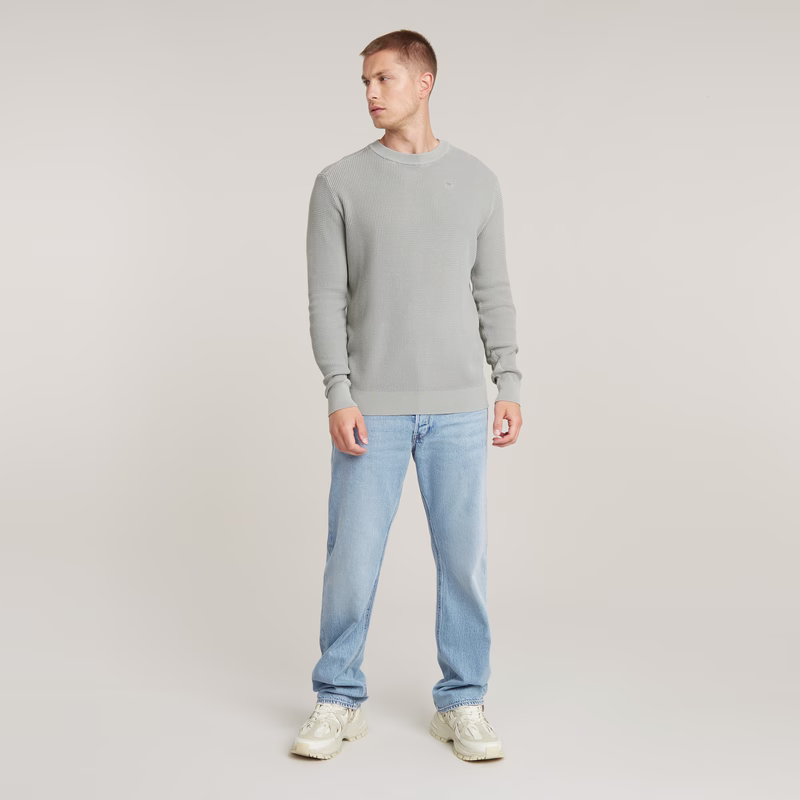 Serrated Knitted Sweater