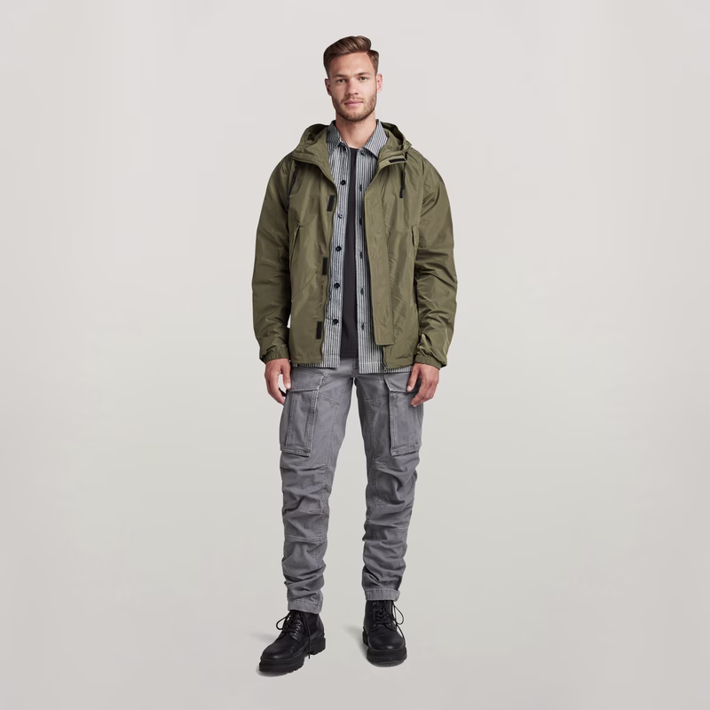 Sporty Hooded Jacket