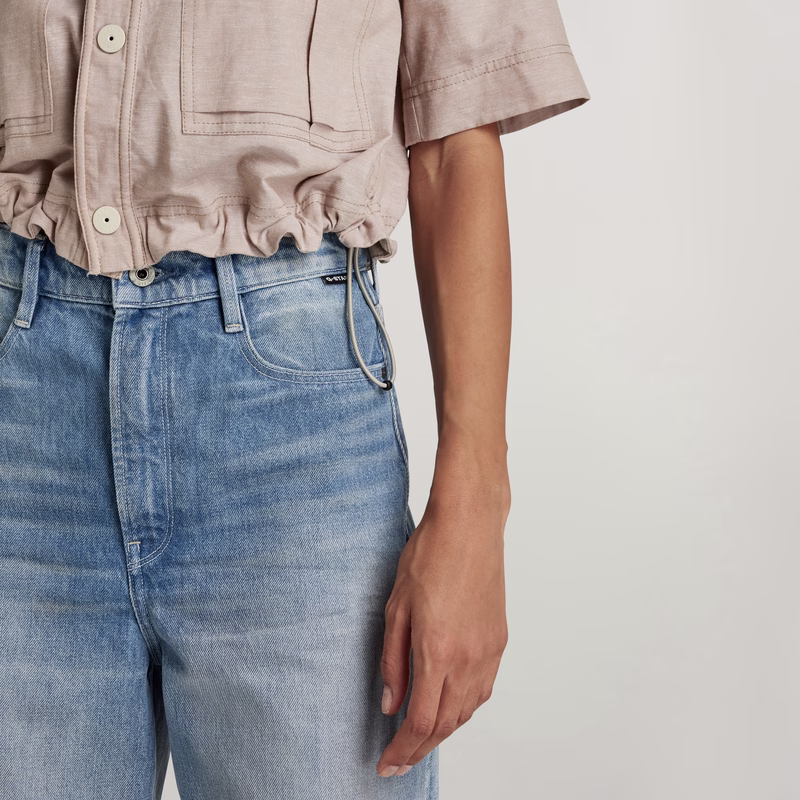 Tedie Ultra High Straight Jeans