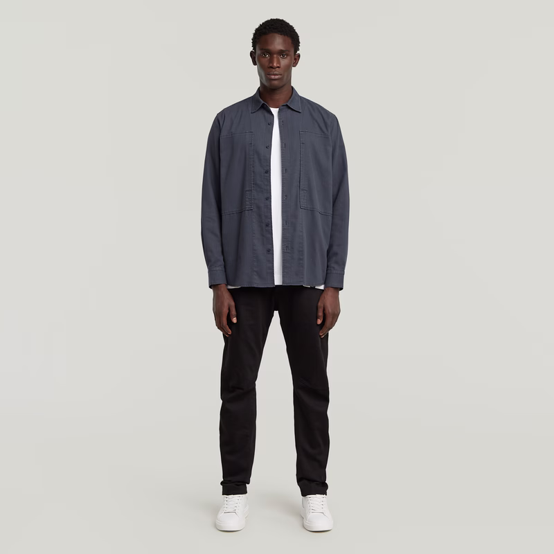 Panelled Pocket Regular Shirt