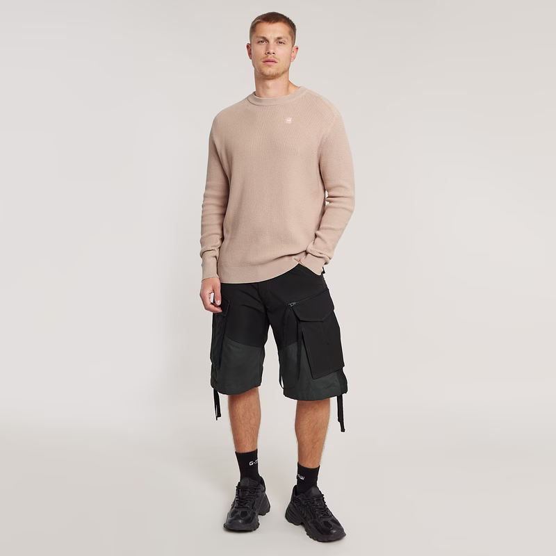 Serrated Knitted Sweater