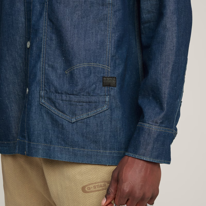Long Pocket Boxy Fit Shirt