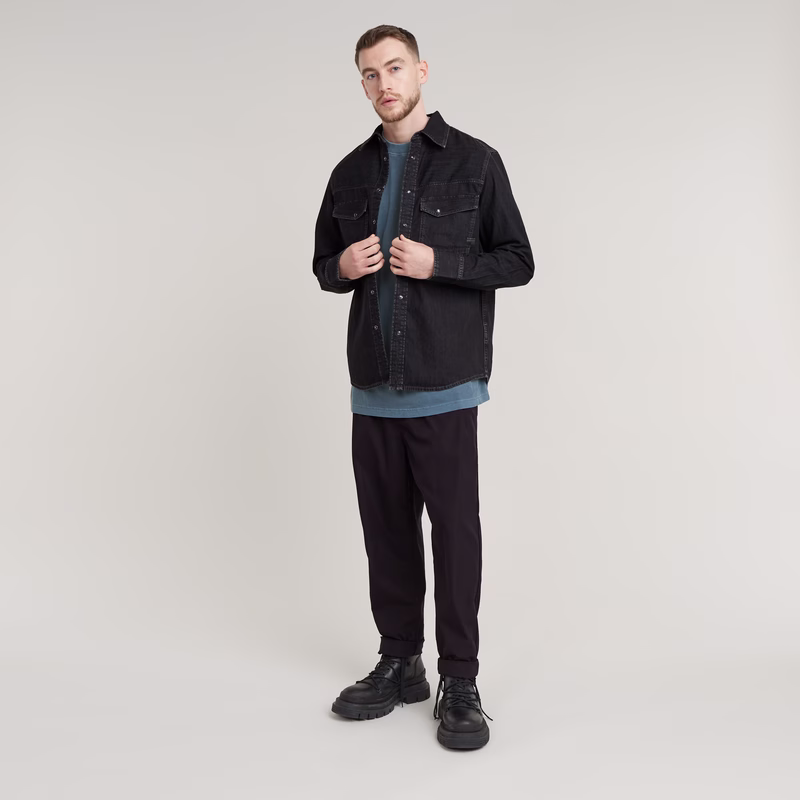 Slim Denim Shirt