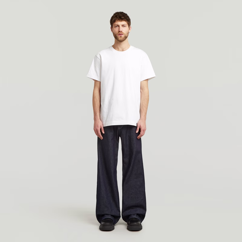 Long Pocket Loose Jeans