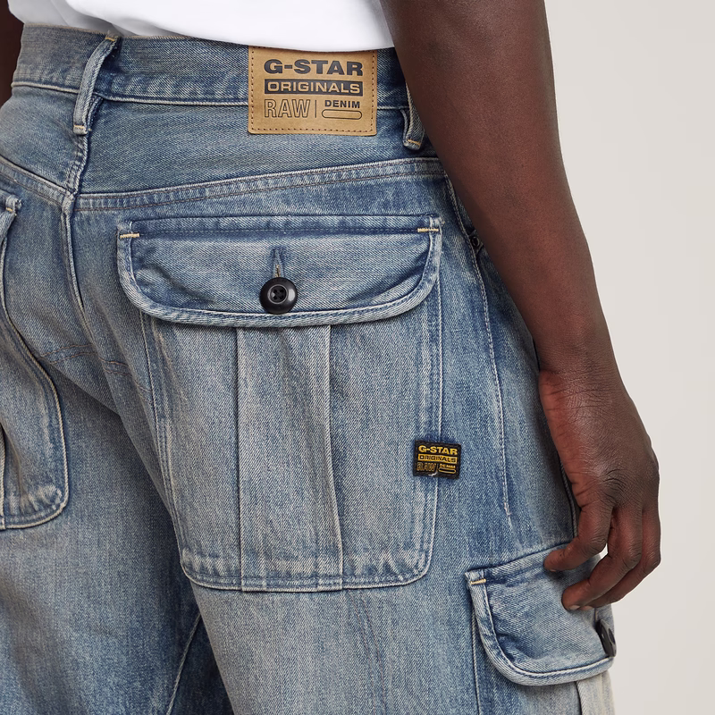 Bend 3D Cargo Loose Jeans