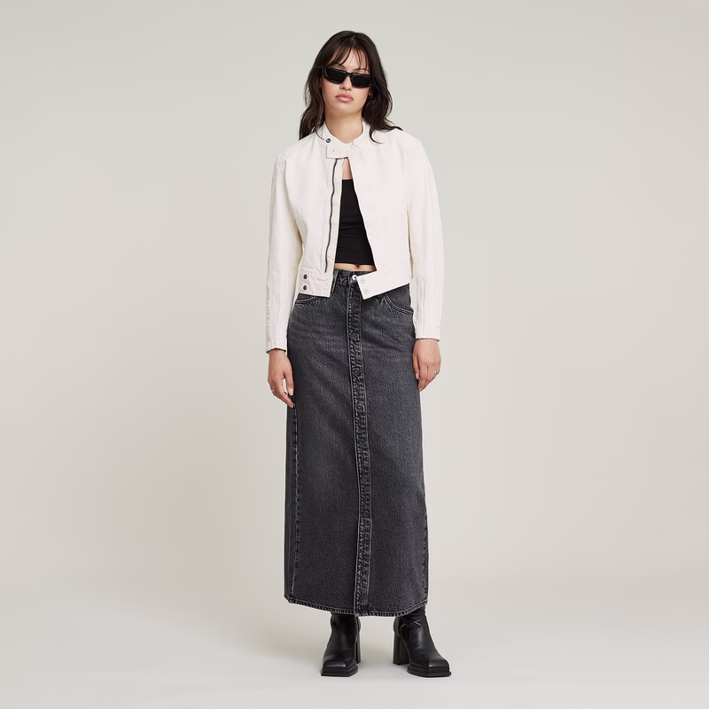 Viktoria Snaps Long Skirt