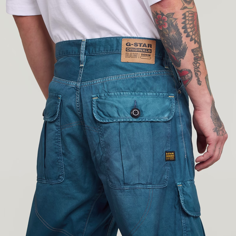 Bend 3D Cargo Loose Jeans