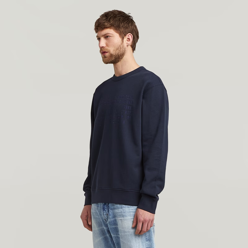 Text Graphic Sweater