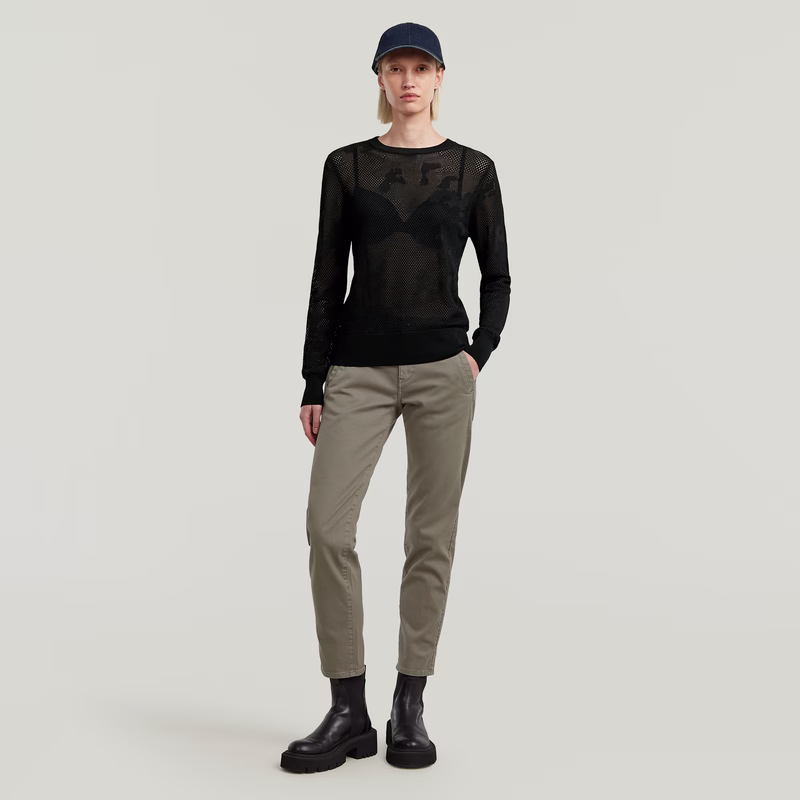 Pointelle Knit Pullover