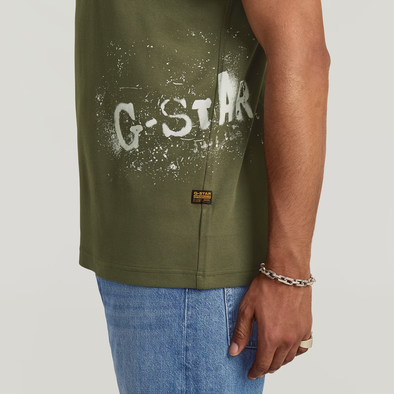 Sprayed Graphic T-Shirt