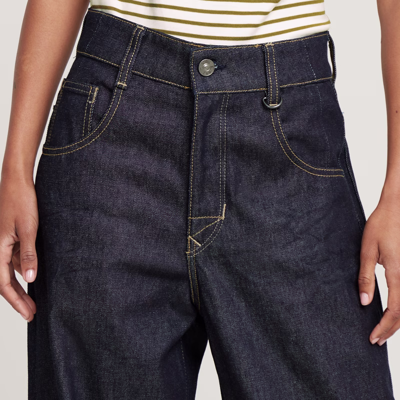 Skater Long Pocket High Loose Jeans