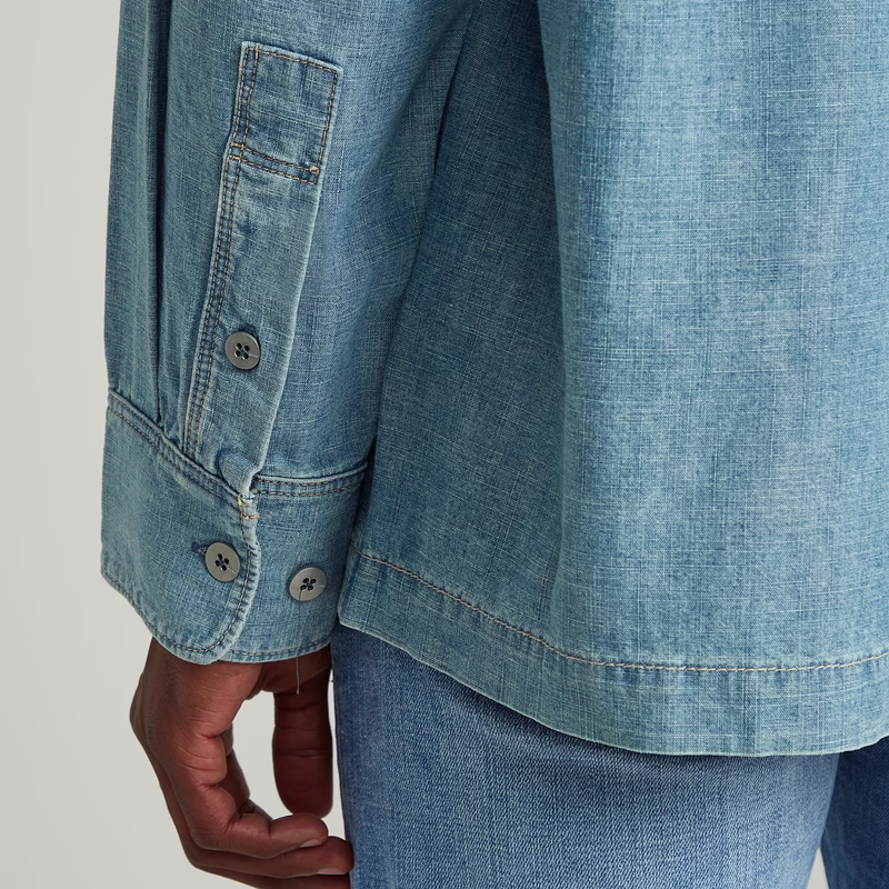 Long Pocket Boxy Fit Shirt