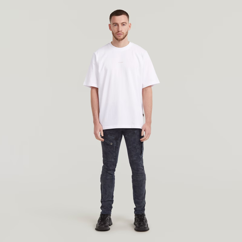 Center Chest Logo Loose Boxy T-Shirt