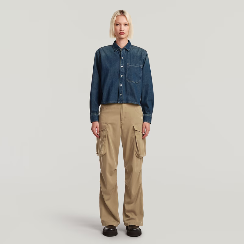 Boxy Relaxed 1-pocket Shirt