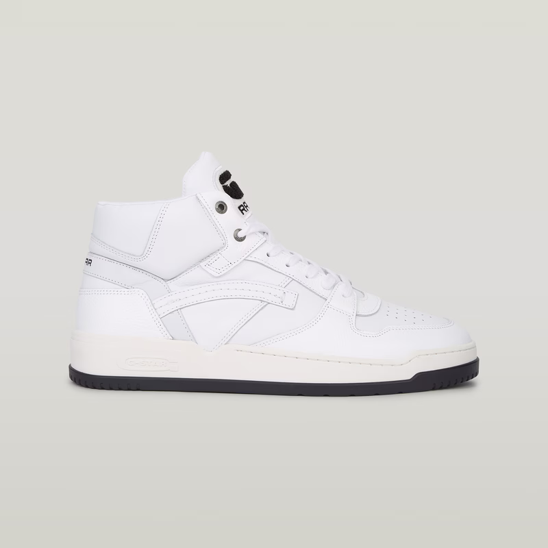 Grid Mid Lea Sneakers
