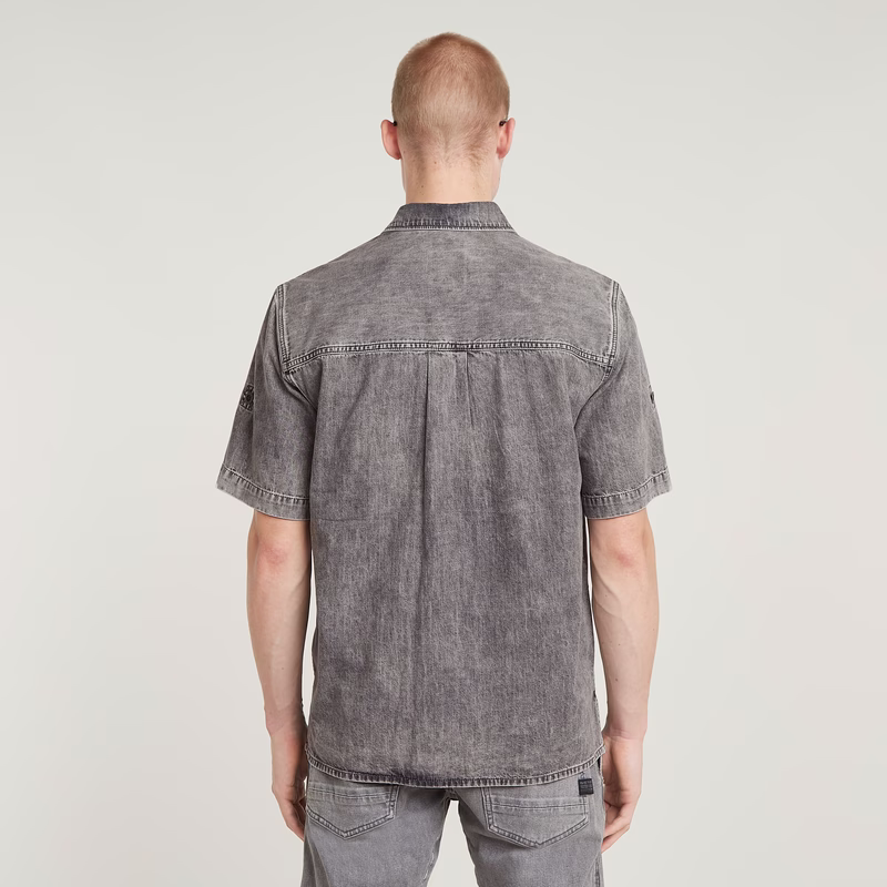 Slanted Double Pocket Shirt