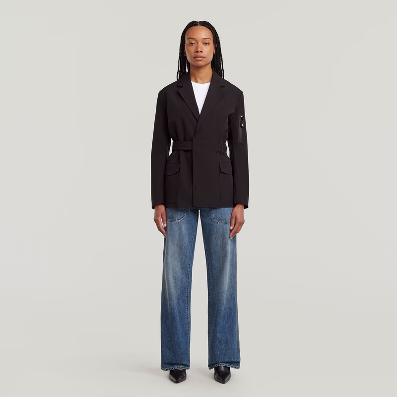 Belted Blazer