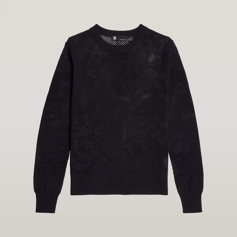 Pointelle Knit Pullover