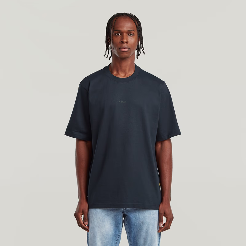Center Chest Logo Loose Boxy T-Shirt