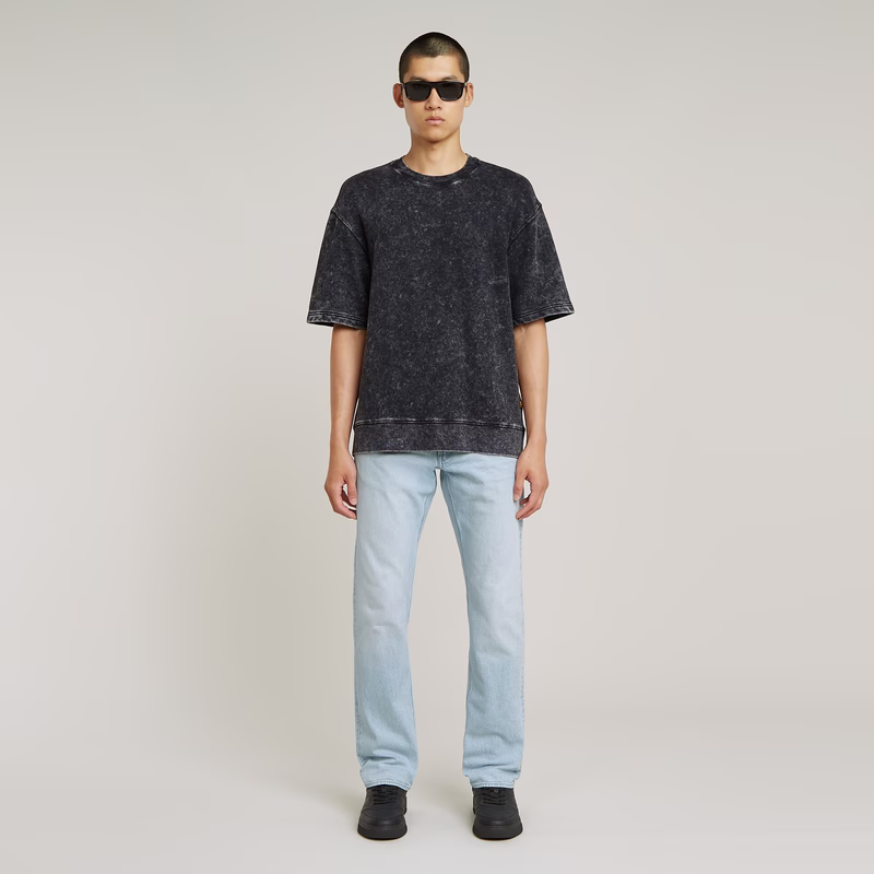 Acid Wash Loose Sweater