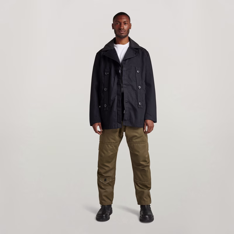 Denim Peacoat