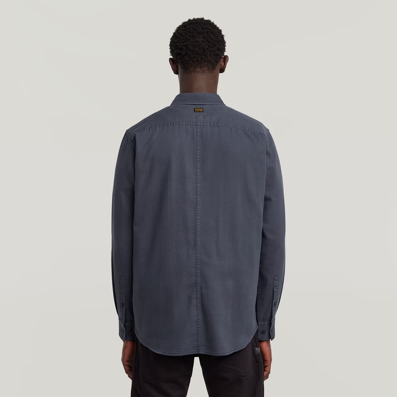 Panelled Pocket Regular Shirt