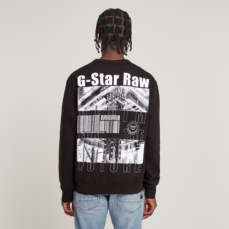 Substance Back Graphic Relaxed Sweater