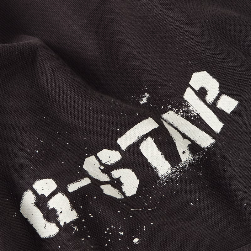 Sprayed 89 Graphic Loose Sweater