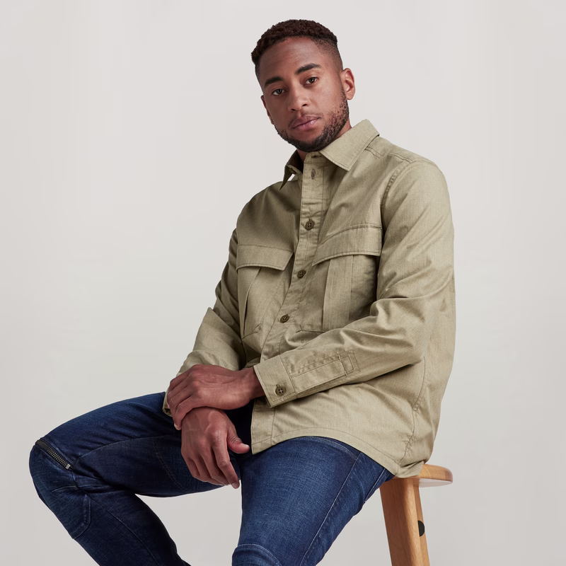 Unisex Utility Relaxed Shirt