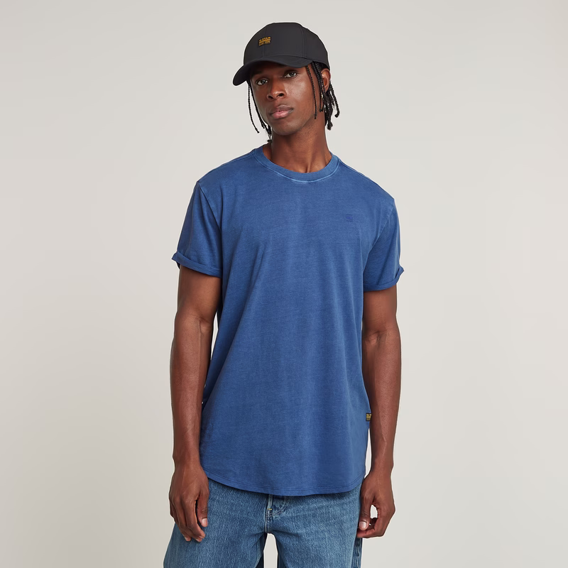 Text Back Graphic Overdyed Lash T-Shirt