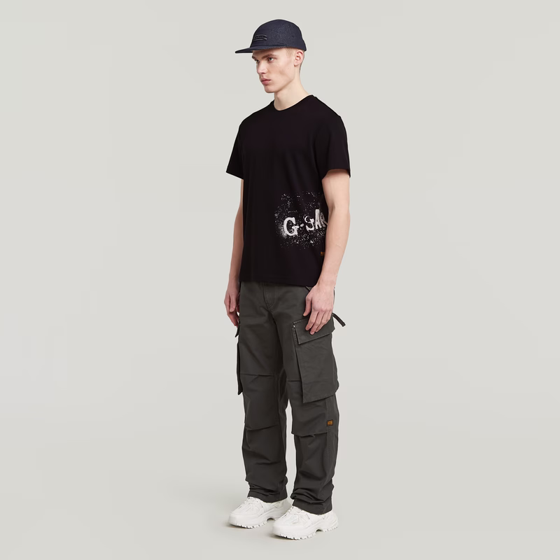 Sprayed Graphic T-Shirt