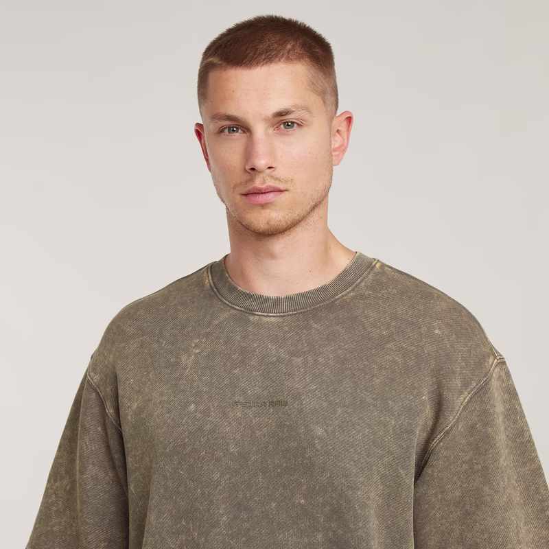 Acid Wash Loose Sweater