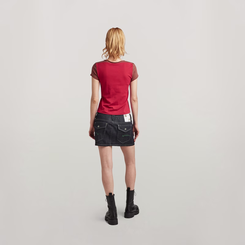 Y2K Denim Mini Skirt