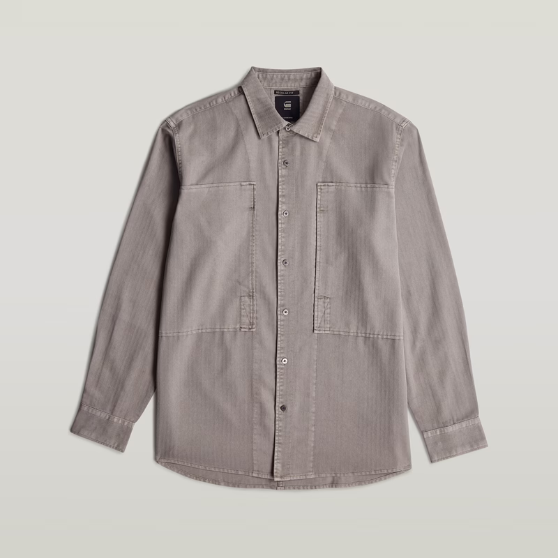 Panelled Pocket Regular Shirt