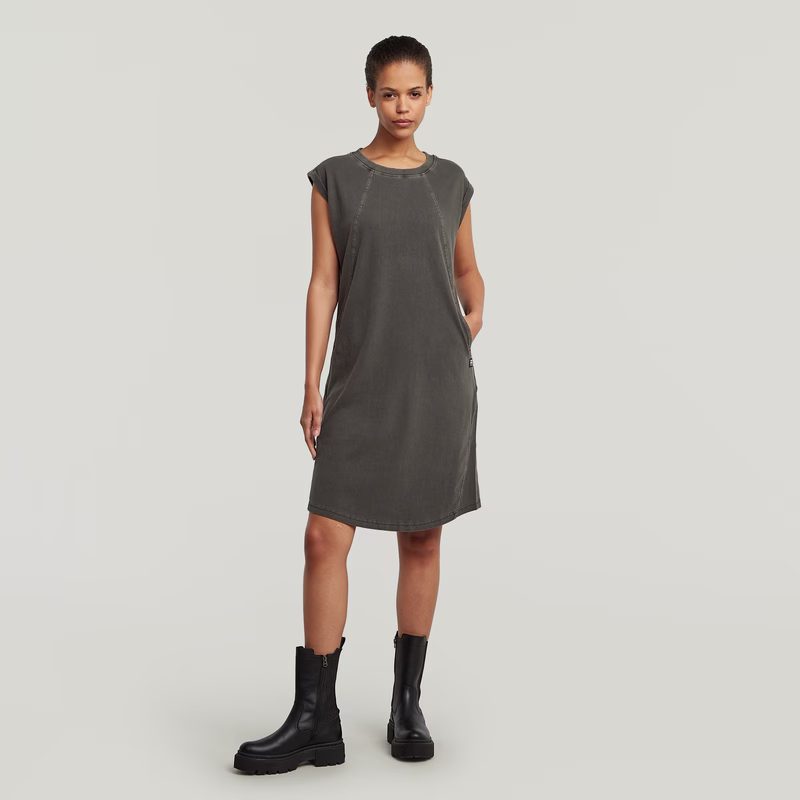 Seam Detail Loose Dress