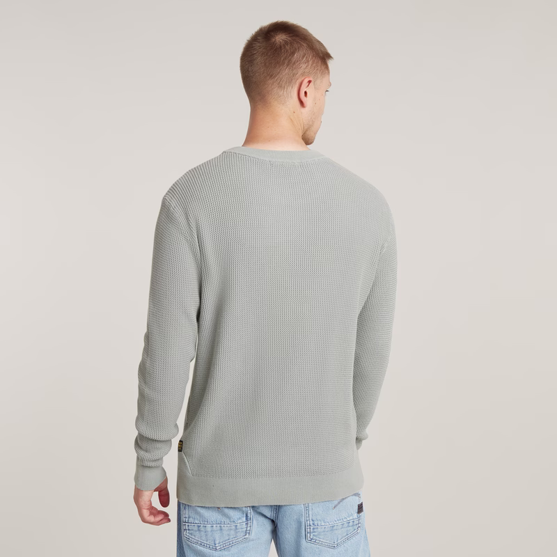 Serrated Knitted Sweater