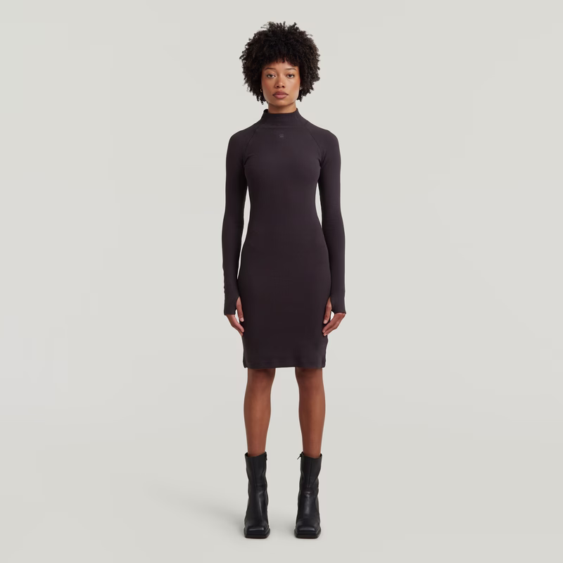 Rib Slim Dress