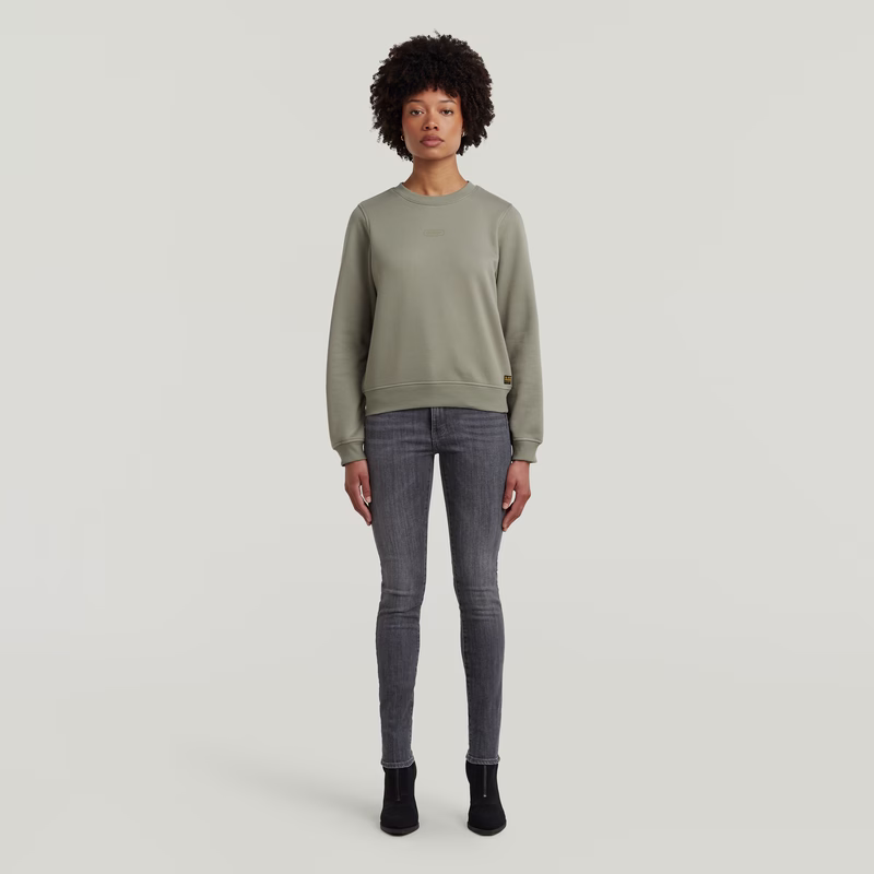 Center Chest Logo Crew Sweat