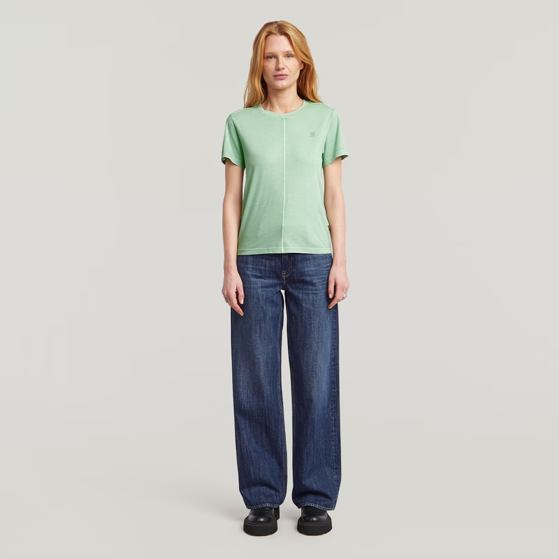 Overdyed Front Seam T-Shirt