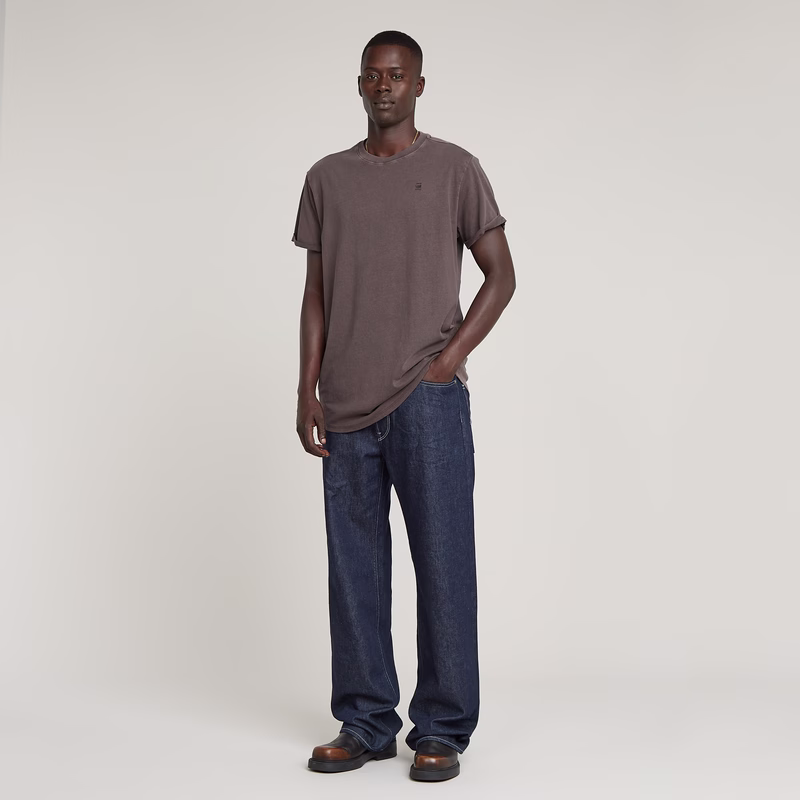 Text Back Graphic Overdyed Lash T-Shirt