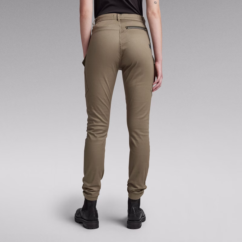 High G-Shape Cargo Skinny Pants