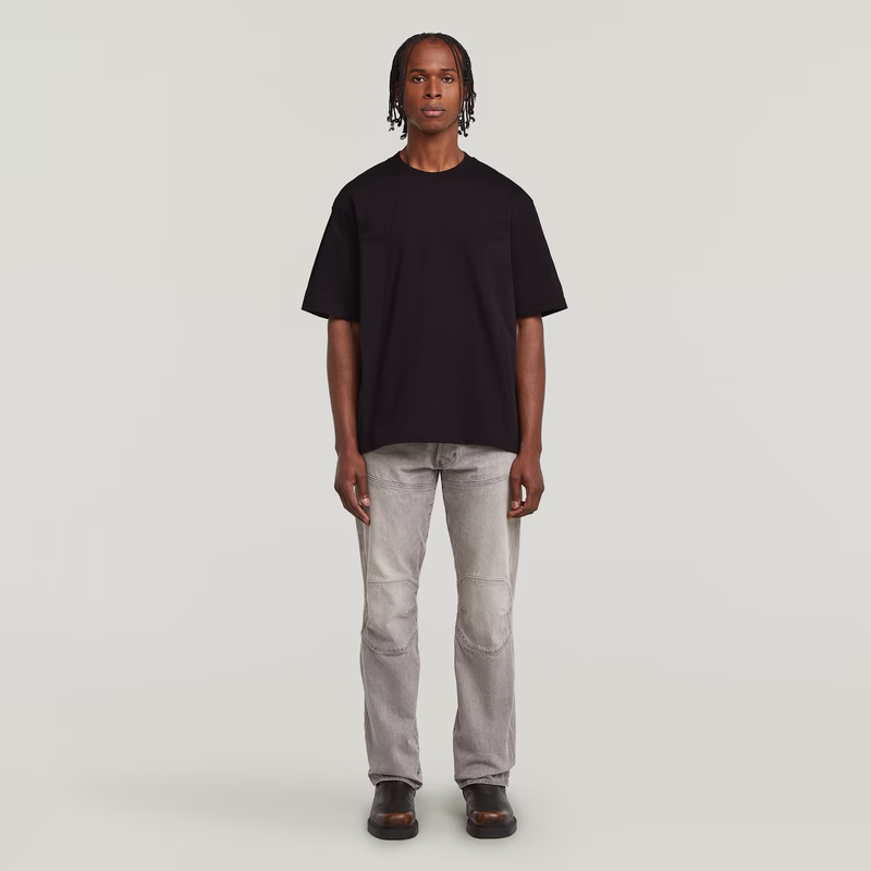 A-Line Woven Mix Boxy T-Shirt