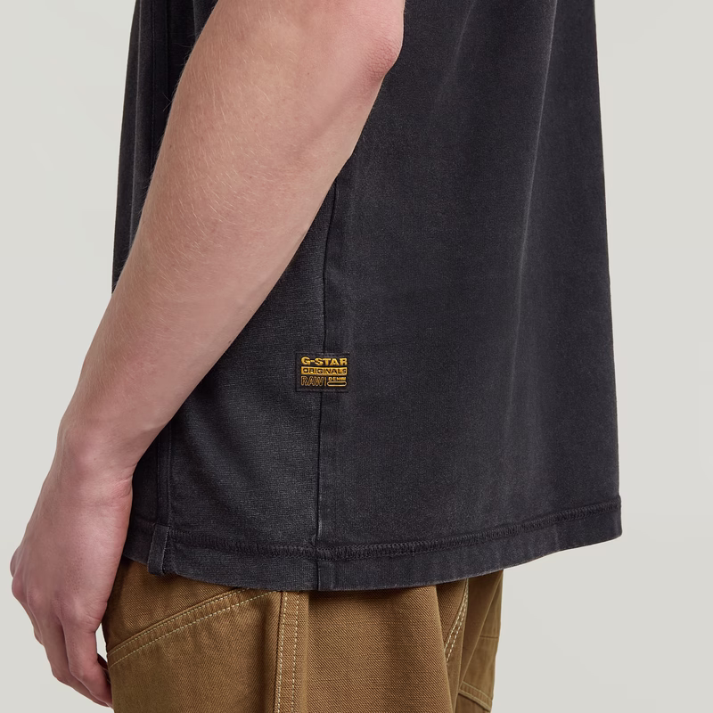Wash Panel Boxy T-Shirt
