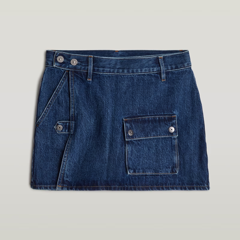 Micro Denim Skort