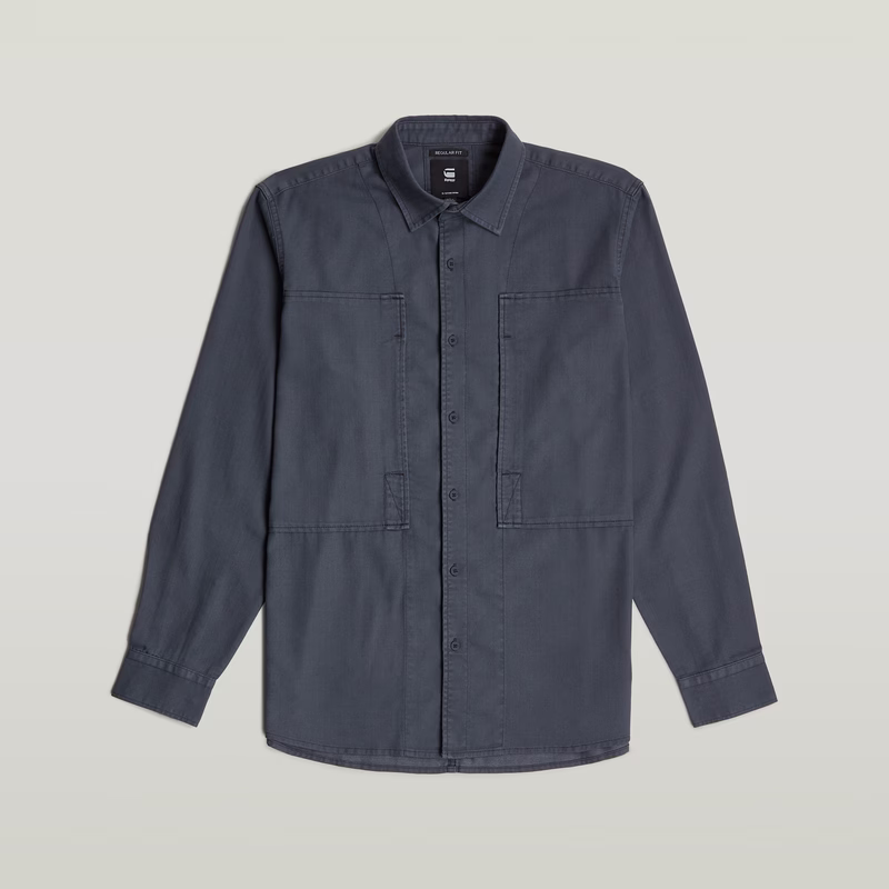 Panelled Pocket Regular Shirt