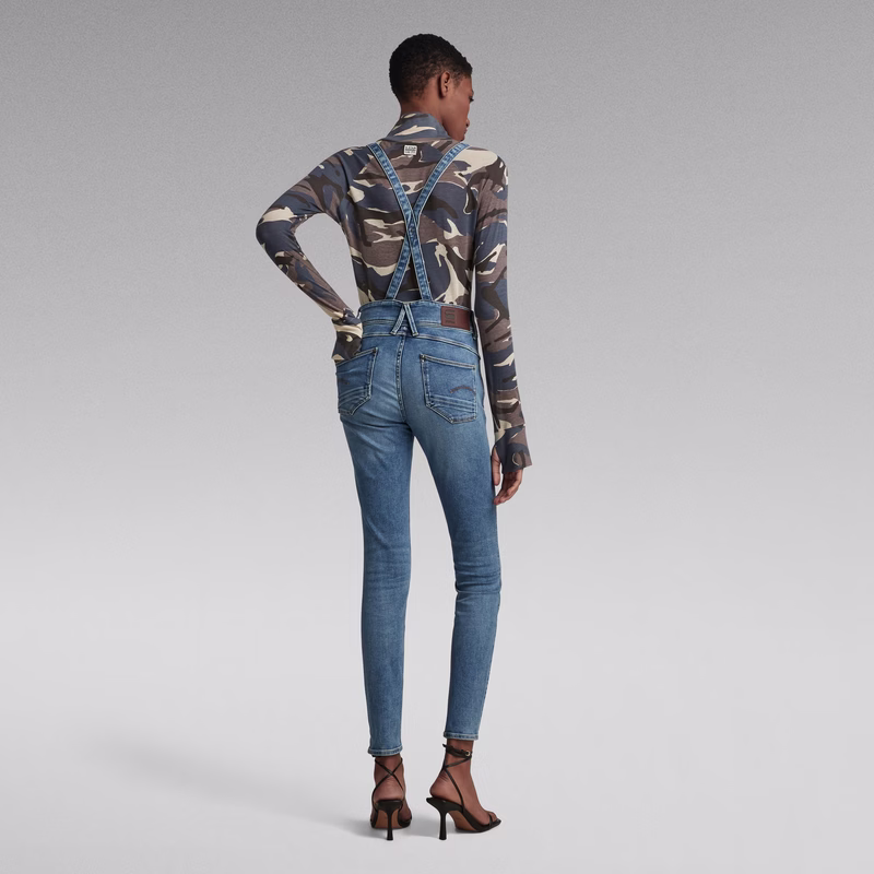 Lynn High Waist Skinny Overall