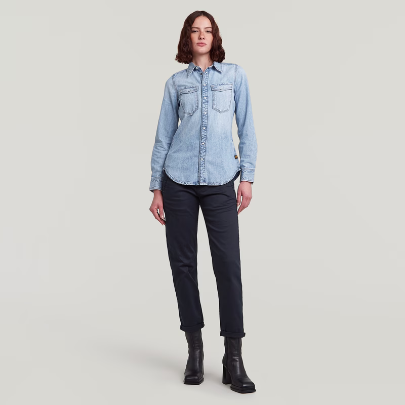 Slim Western Shirt